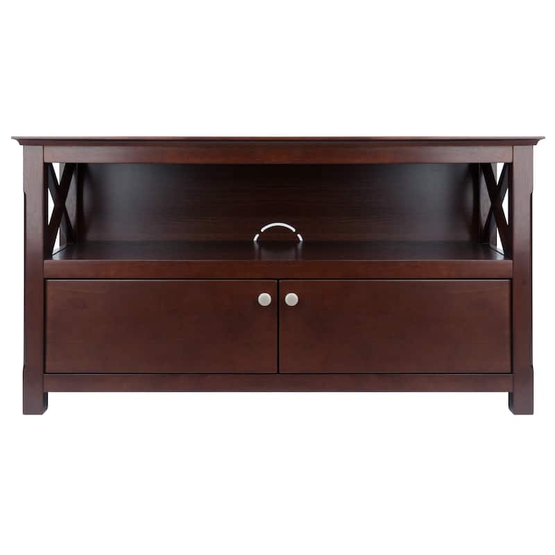 Xola TV Stand, Cappuccino - 44.02 x 15.94 x 24.02 inches