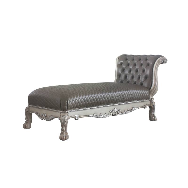 Adison Namibia and Vintage Bone White 1-Pillow Chaise