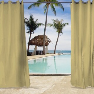 Jordan Manufacturing/Outdoor Solid Curtain Panel