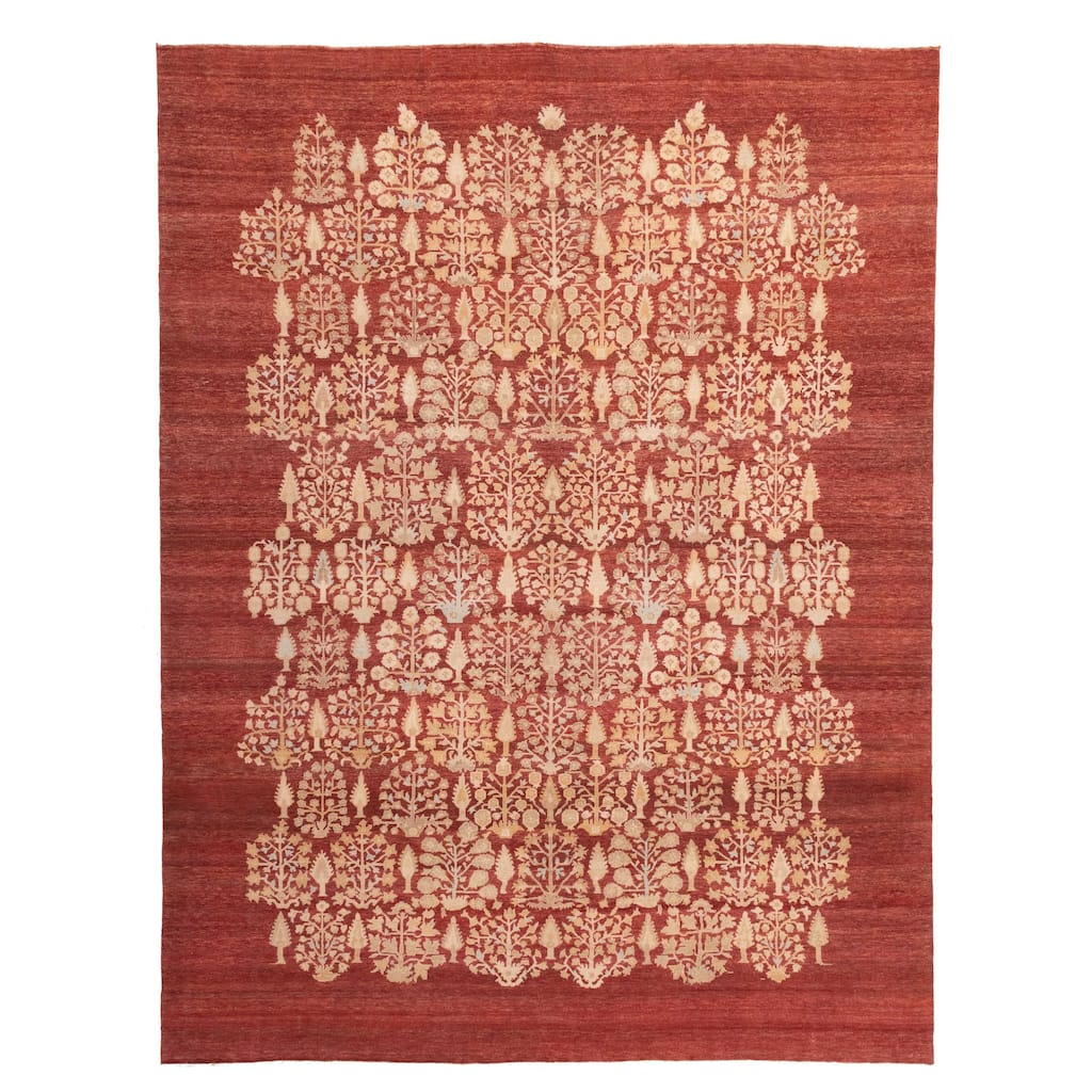 ECARPETGALLERY Hand-knotted Pako Persian 18 Of 20 Red Wool Rug - 9'1 x 11'8