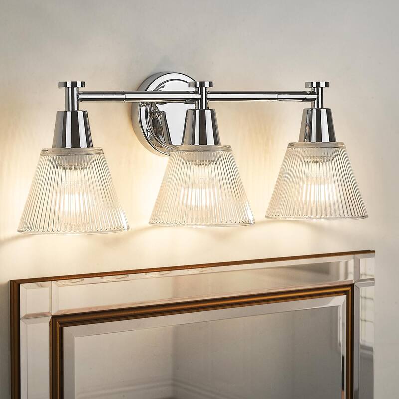 3-Light 22" Farmhouse Bathroom Vanity Light