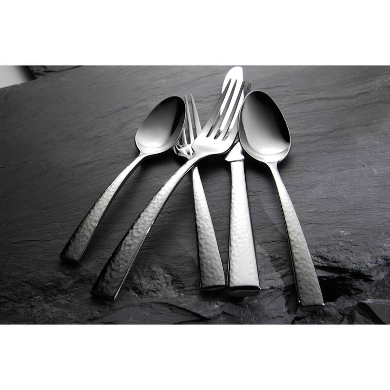 Oneida Stainless Steel Chef's Table Hammered Dessert/Salad Forks (Set