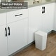 preview thumbnail 24 of 40, 2.6 Gallon Slim Plastic Trash Can with Press Top Lid