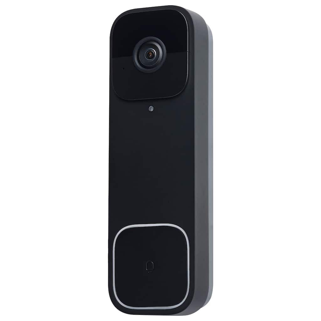 Starfish Smart Doorbell Security Camera Wired Black Doorbell With Black Chime