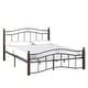 preview thumbnail 28 of 31, Sadie Brown and Black Metal Bed by iNSPIRE Q Classic