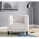 preview thumbnail 2 of 14, Lifestorey Modern Chesterfield Back Accent Chair