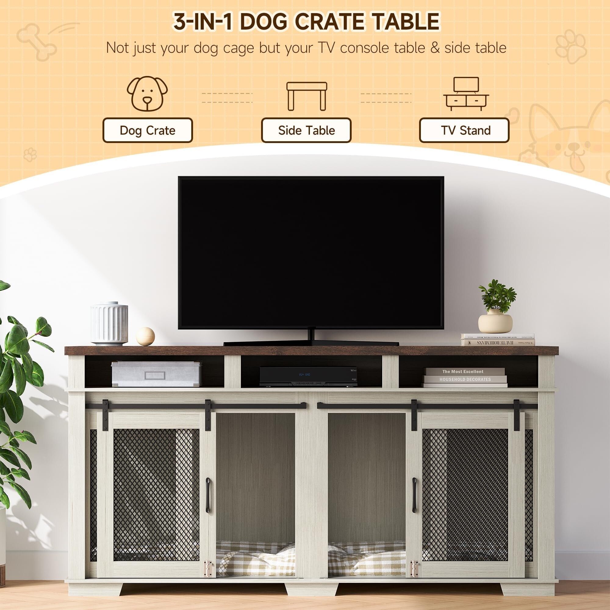 Dog kennel console table online