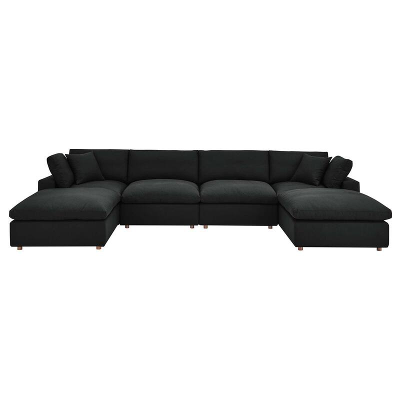 Commix 6-Piece Down Filled Overstuffed Sectional Sofa