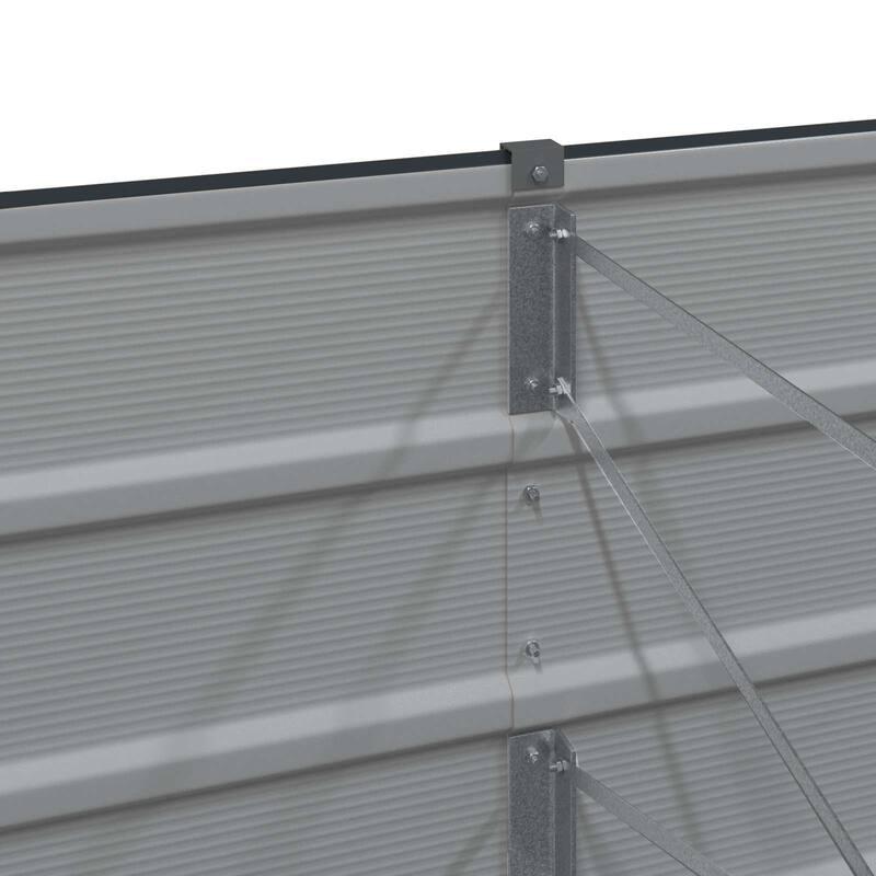 vidaXL Planter in Steel - 39.37 x 15.75 x 17.72"