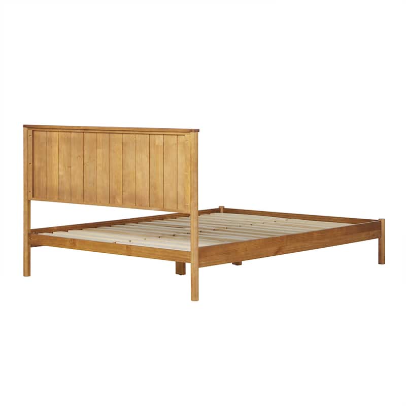 Middlebrook Designs Transitional Solid Wood Reeded Queen Bed