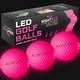 preview thumbnail 1 of 3, Activ Life LED Golf Balls (3 Pink) Best Glow in the Dark Golfer Gifts for Men and Women Night Golfing Unique Novelty