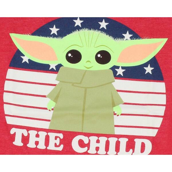 Star Wars Little Boys Yoda Character The Child Stars And Stripes T Shirt Overstock 32022640