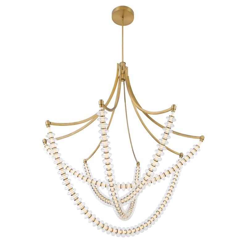 Minka Lavery 5648-L Pearl 50" Wide Abstract Chandelier