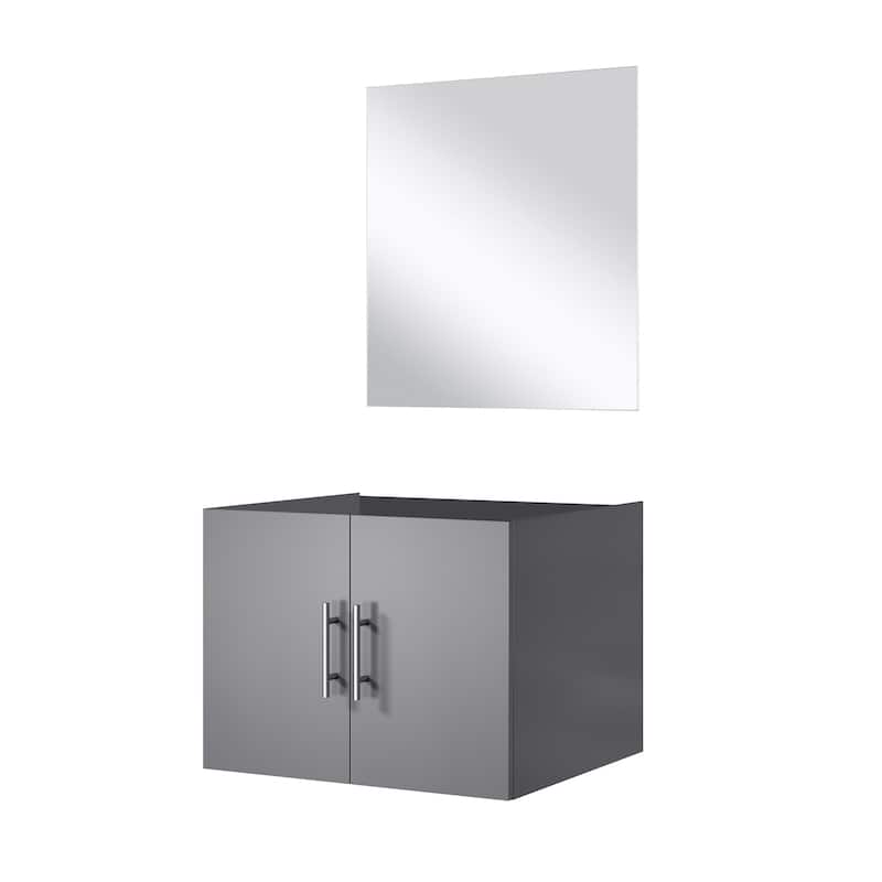 Geneva Bath Vanity No Top and Mirror