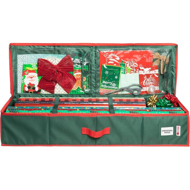 Hold N' Storage - Wrapping Paper Storage Container. Fits up to 27 Rolls 1.37" Diam.