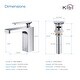 preview thumbnail 27 of 25, Lead Free Solid Brass Single Handle Bathroom Vanity Sink Faucet with Water Hose
