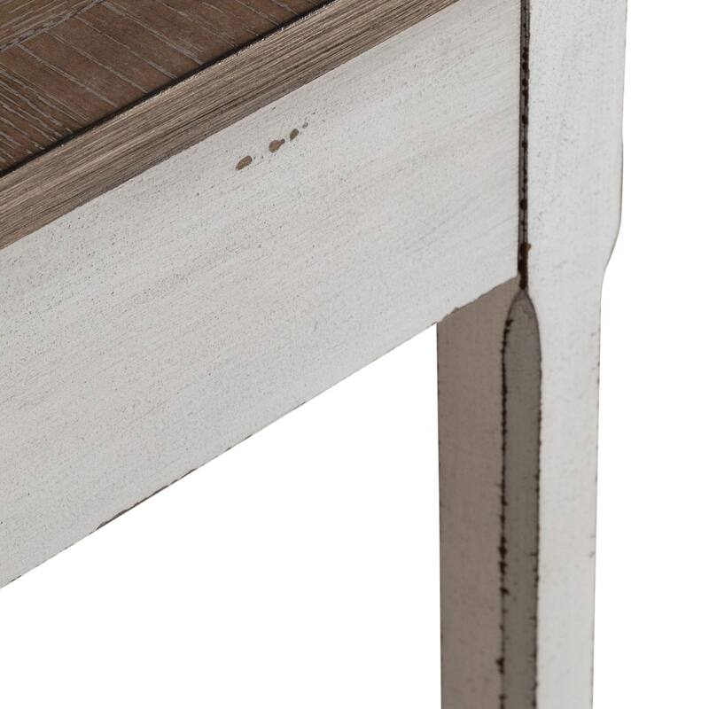Liberty Furniture Magnolia Manor Corner Filler Accent Table Antique White - Corner Filler