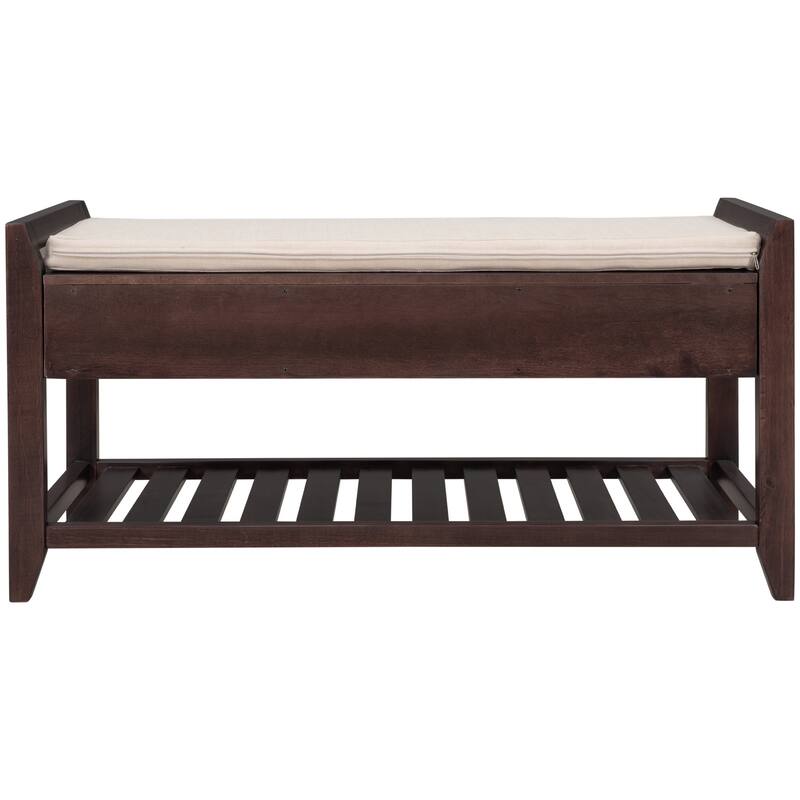 Entryway Storage Bench with Drawers