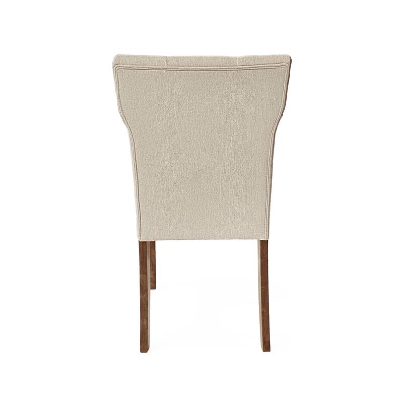 7 - Piece Rubber Wood Dining Table Set with Rectangle Dining Tables and 6 Upholstered High Back Dining Chair for Dining Room