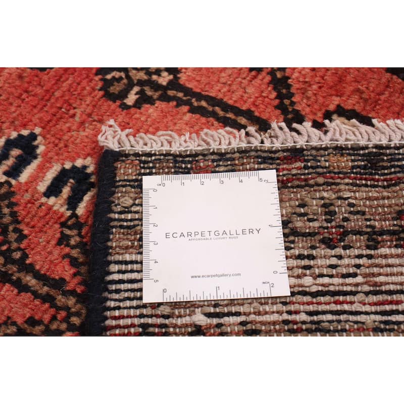 ECARPETGALLERY Hand-knotted Andelz Red Wool Rug - 3'1 x 9'5