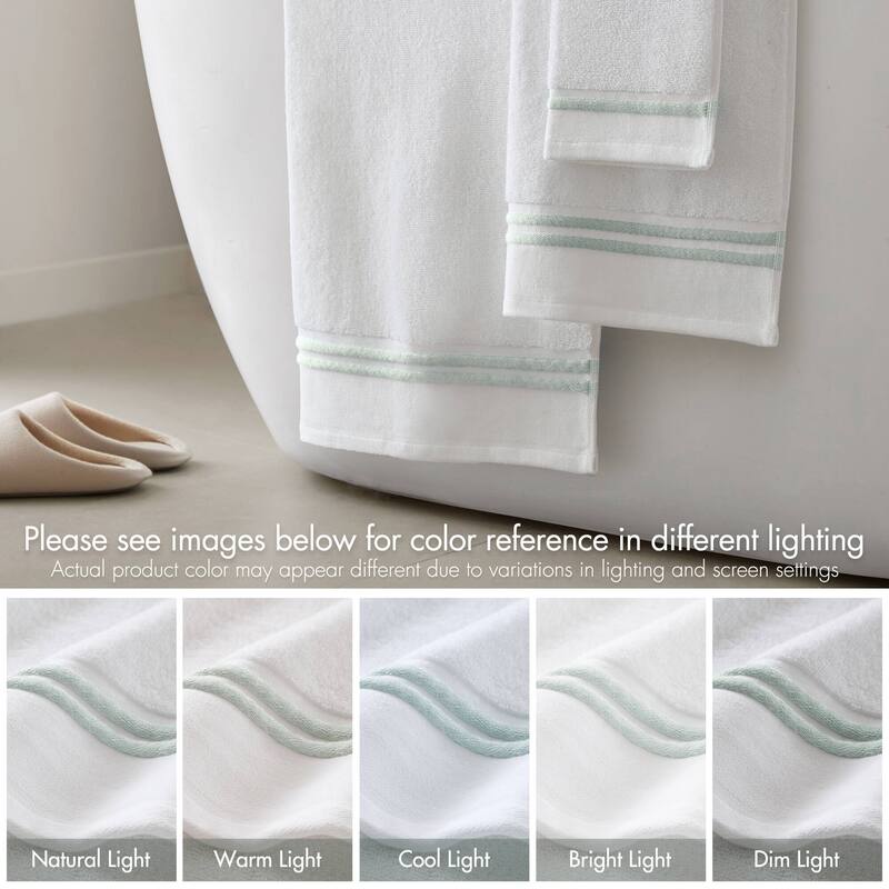 Madison Park Roan Border 6 Piece Towel Set