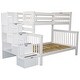 preview thumbnail 19 of 19, Taylor & Olive Trillium Twin over Full Stairway Bunk Bed