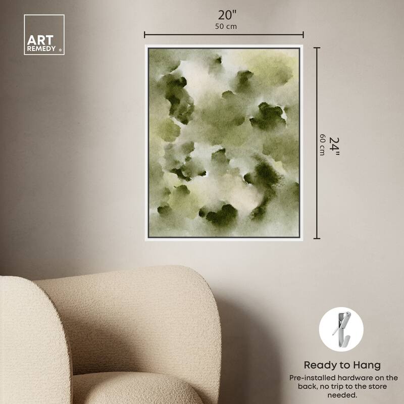 Art Remedy Scented Cedar Framed Watercolor Boho Abstracts