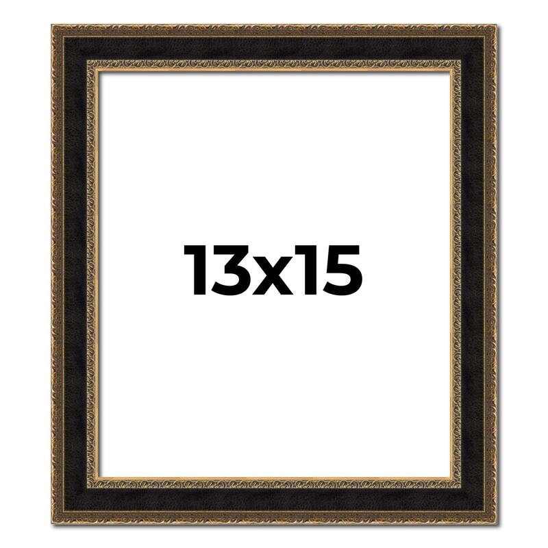 13x15 Frame Gold Antique Vintage Sold Wood Picture Frame | 1.75 Inch
