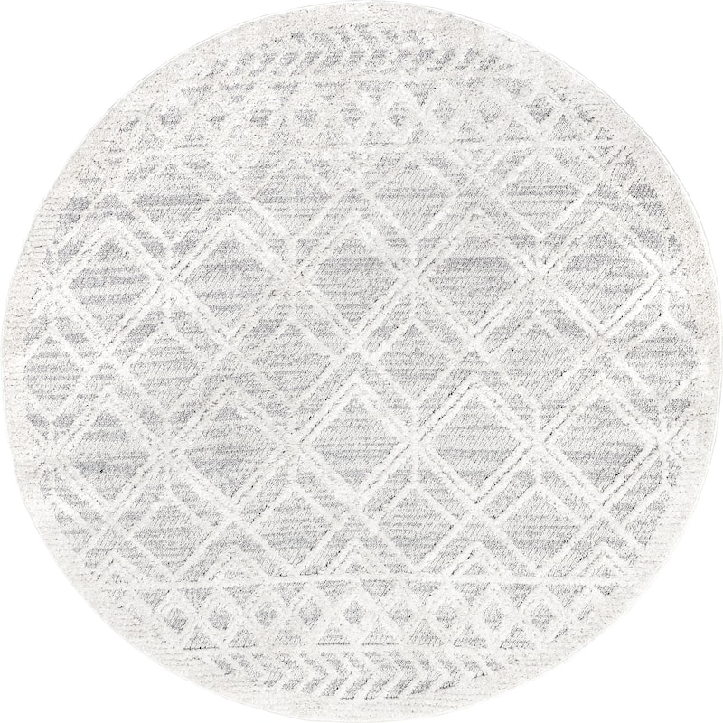 Nuloom Ansley Moroccan Lattice Tassel Area Rug