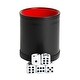 preview thumbnail 4 of 5, Hathaway Modifier Dice Cup w/ 5 Dice - Black