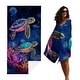 preview thumbnail 12 of 18, Sea Turtle Dolphin Large Beach Towel Quick Dry Absorbent 30"x60"/35"x70"