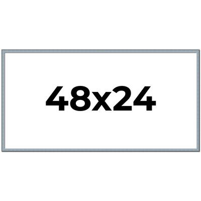 48x24 Frame Rustic Sky Blue Solid Wood Picture Frame | 0.75 Inch
