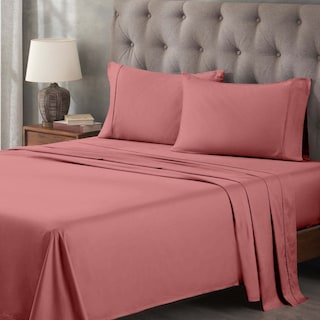 Superior Egyptian Cotton 400 Thread Count Solid Deep Pocket Bed Sheet Set