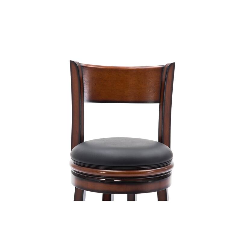 Palmetto Rubberwood 29-inch Swivel Stool