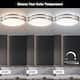 Dimmable LED Flush Mount Ceiling Light Selectable 3000K/4000K/5000K
