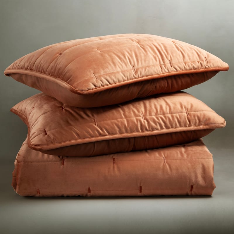 Indigo Road by Egypt Sherrod Malone Luxe Channeled Velvet 3-Piece Quilt Set