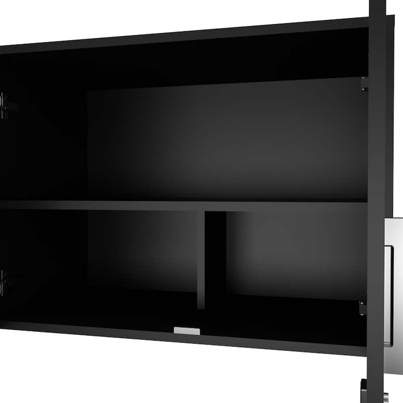 Wall Storage Cabinet, 3 Shelves, Double Door