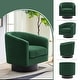 preview thumbnail 77 of 186, Modern Upholstered Barrel Chair Swivel Accent Chair for Living Room