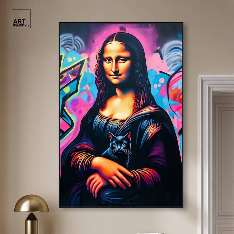 Lisa's Little Secret II Canvas by Art Remedy