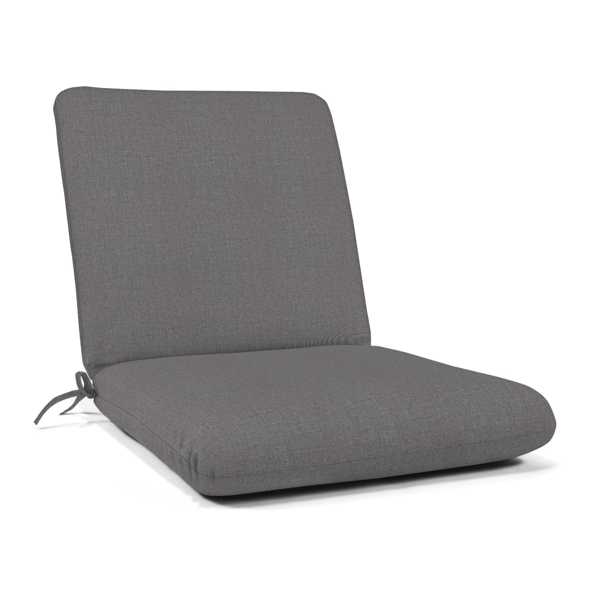 Sunbrella Solid Fabric 1-Piece Indoor/Outdoor Club Chair Cushion, 22