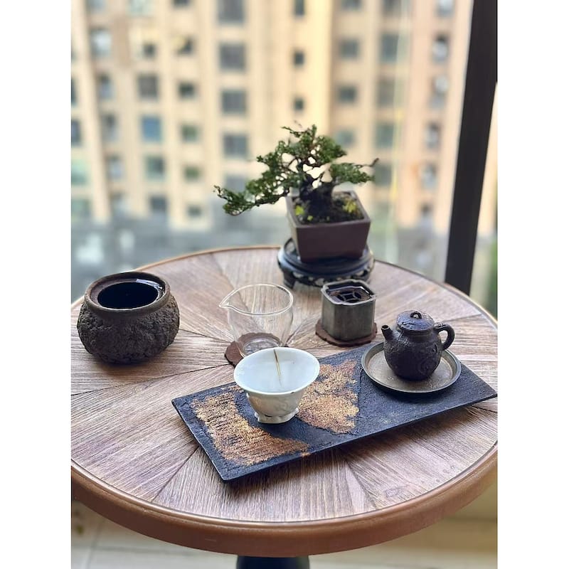 Wooden End Tables Retro Side Table French Country Accent Coffee Side Table Modern Small Round Tea Table Pedestal Side End Table