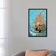 preview thumbnail 6 of 7, iCanvas "Golden Retriever Fetching" by Vicki Newton Framed