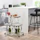 Metal Bar Cart Chrome Bar Carts for the Home