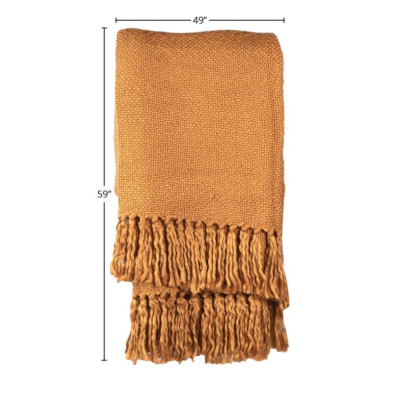 Cole Handwoven Acrylic 49-inch x 59-inch Throw Blanket
