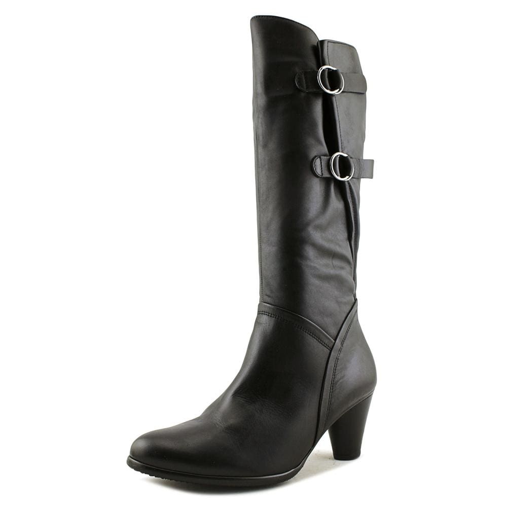 gabor black leather knee high boots