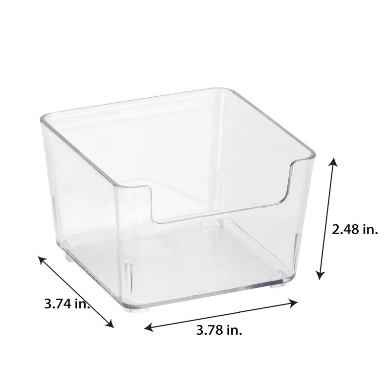 Simplify 4 Pack Small Square Drawer Organizer - 3.78" x 3.74" x 2.48"