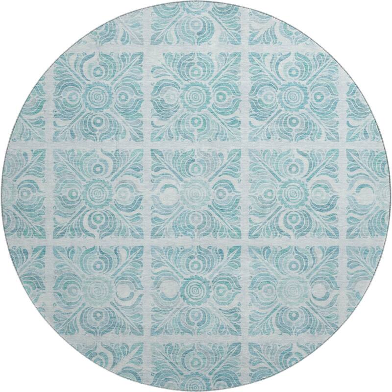 Premium Washable Super Soft Traditional Mosaic Mayfield Rug