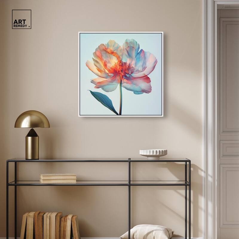 Peony Phases Canvas by Art Remedy