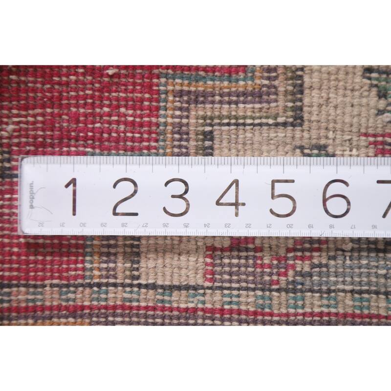 Hand Knotted Oriental 100% Wool Carpet Traditional Medallion Pink Tabriz Area Rug - 4' 6'' X 3' 2''