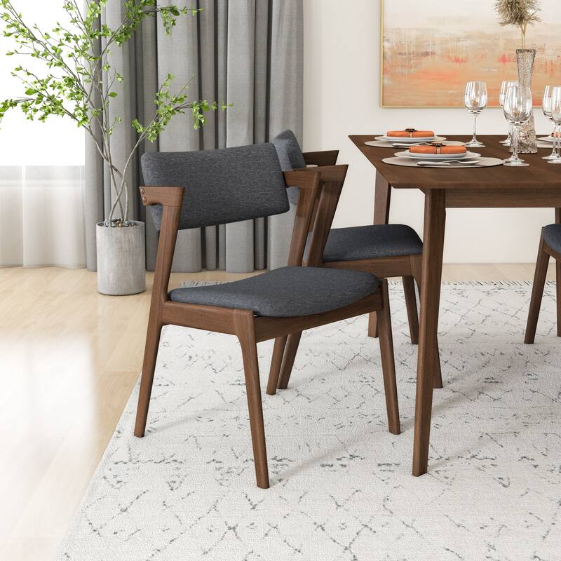 Winsor Mid-Century Style 5 Piece Solid Wood Dining Room Set
